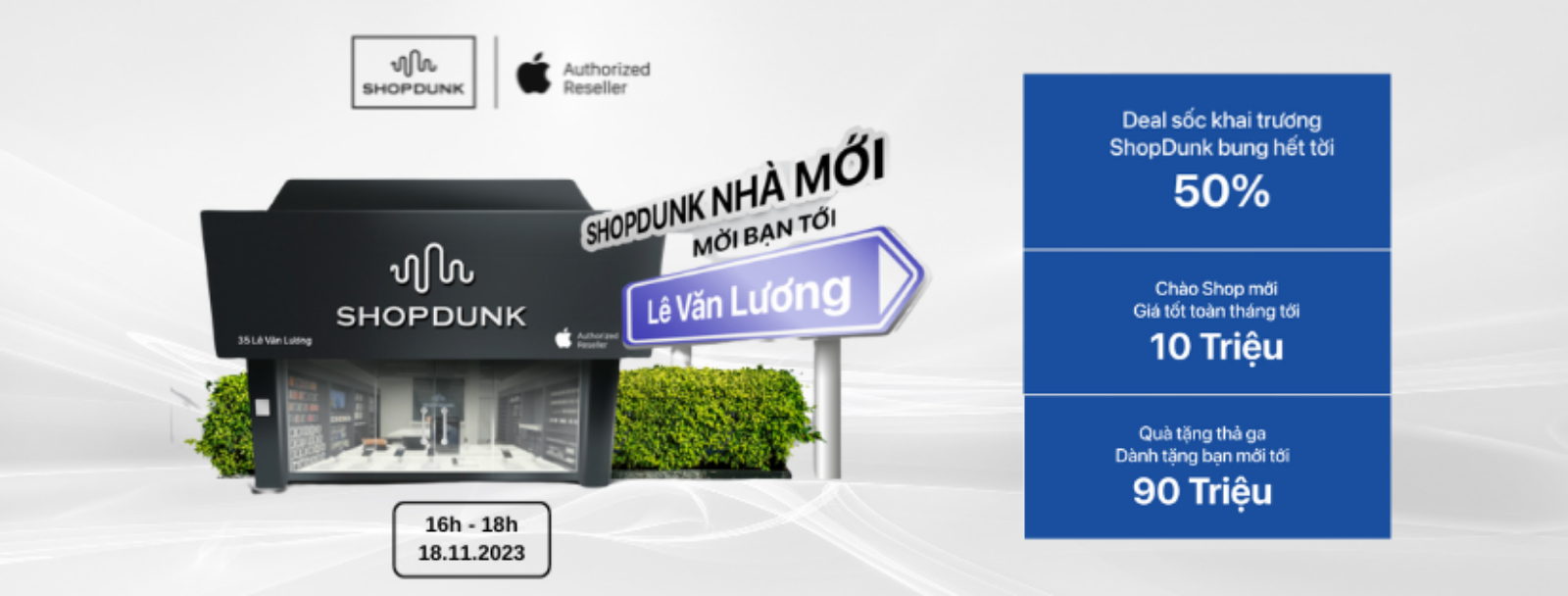 Hình ảnh cho danh mục SHOPDUNK NHÀ MỚI - MỜI BẠN TỚI LÊ VĂN LƯƠNG